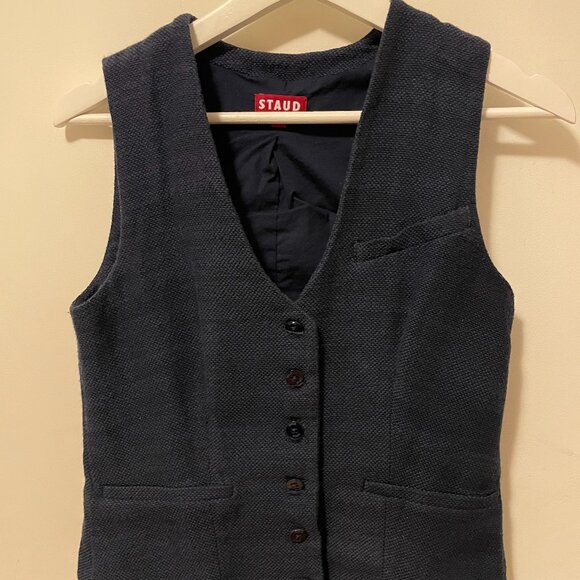 STAUD Brett twill vest - Picture 1 of 1